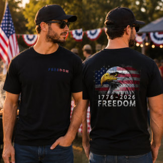 USA 250th Anniversary Vintage Eagle 1776-2026 T-Shirt