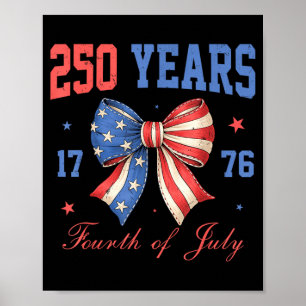USA 250th Birthday 1776 2026 for Men Women 4th of Poster
