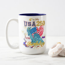USA 250th Birthday 4th of July 1776-2026 (Left)
