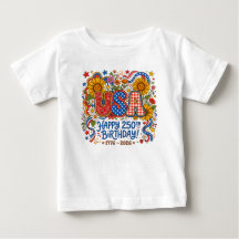 USA 250th Birthday Sunflower Graphic