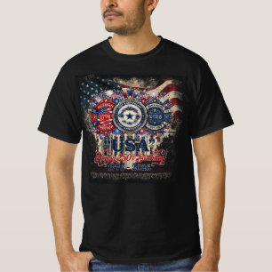 USA 250th Birthday White House Graphic T-Shirt