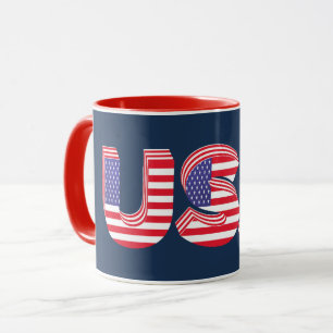 USA 3D design Mug