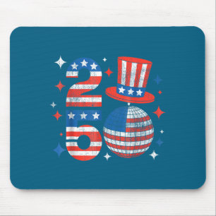 Usa 4th July Celebration 2026 Design Mouse Mat