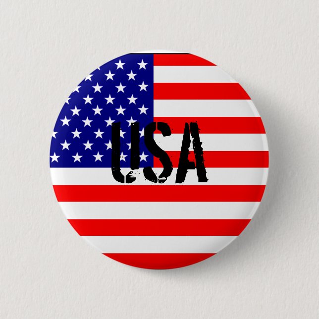 USA 6 CM ROUND BADGE (Front)
