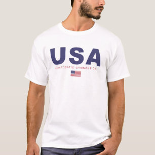 USA Acrobatic Gymnastics Men's T-Shirt