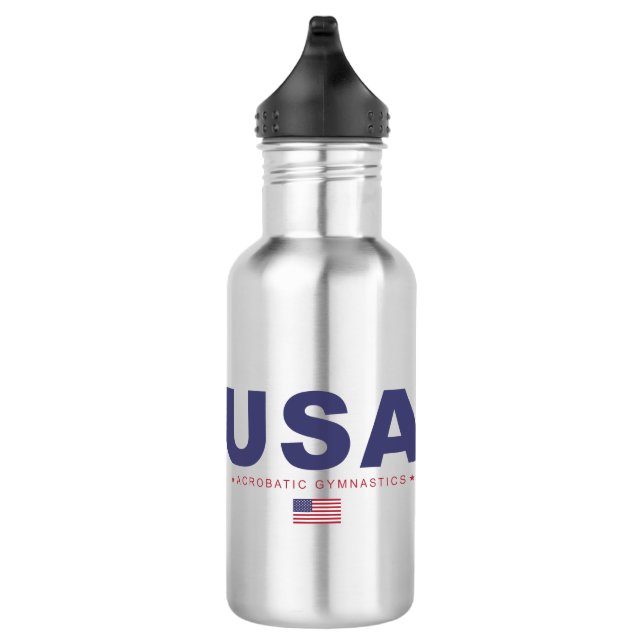 USA Acrobatic Gymnastics Water Bottle (Right)