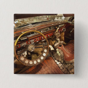 USA, Alabama, Tuscumbia. Alabama Music Hall of 2 15 Cm Square Badge