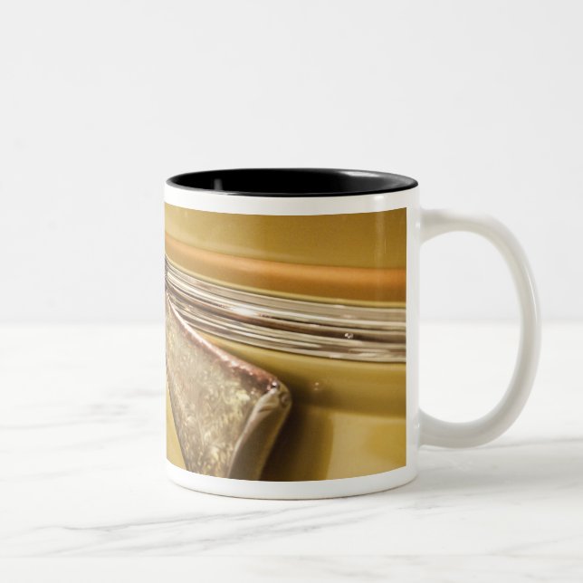 USA, Alabama, Tuscumbia. Alabama Music Hall of Two-Tone Coffee Mug (Right)
