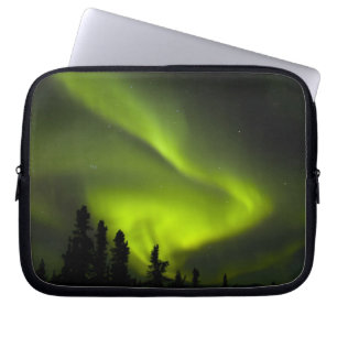 USA, Alaska, Chena Hot Springs. Aurora Borealis 2 Laptop Sleeve