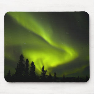 USA, Alaska, Chena Hot Springs. Aurora Borealis 2 Mouse Mat