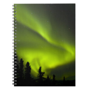 USA, Alaska, Chena Hot Springs. Aurora Borealis 2 Notebook