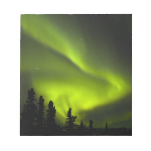 USA, Alaska, Chena Hot Springs. Aurora Borealis 2 Notepad