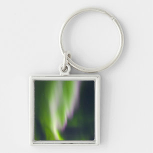 USA, Alaska, Chena Hot Springs. Aurora Borealis Key Ring