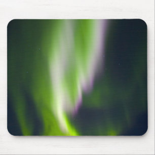 USA, Alaska, Chena Hot Springs. Aurora Borealis Mouse Mat