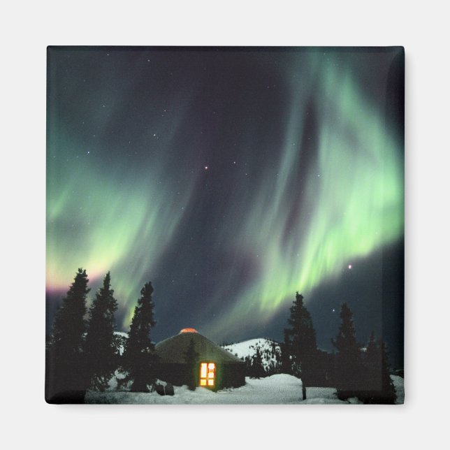 USA, Alaska, Chena Hot Springs. Aurora Magnet (Front)