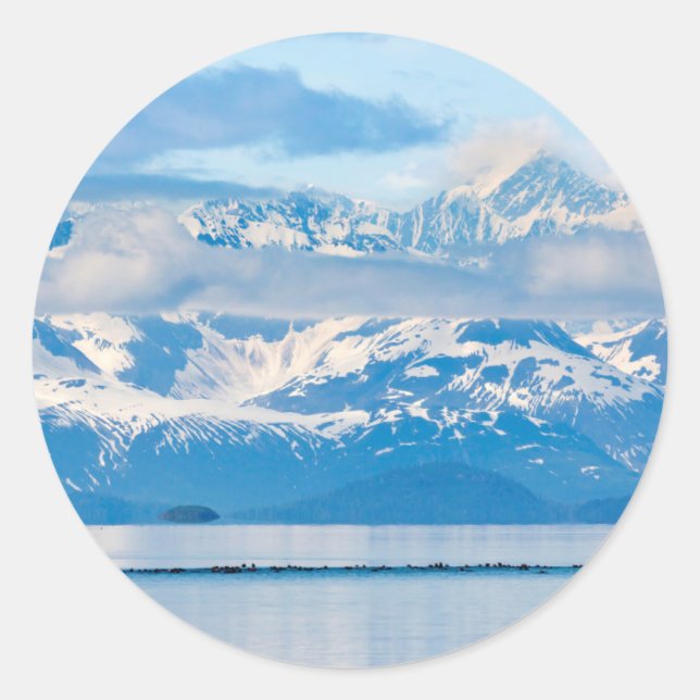 USA, Alaska, Glacier Bay National Park 7 Classic Round Sticker (Front)