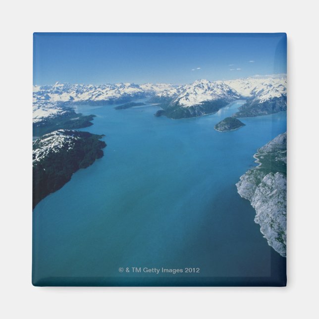 USA,Alaska,Glacier Bay National Park,aerial view Magnet (Front)
