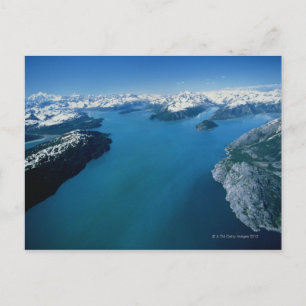 USA,Alaska,Glacier Bay National Park,aerial view Postcard