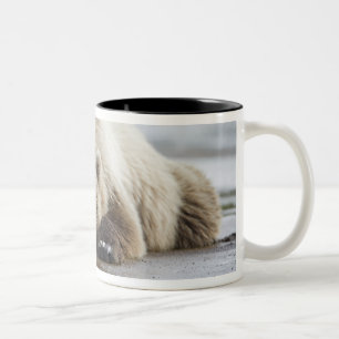 USA, Alaska, Katmai National Park, Brown Bear Two-Tone Coffee Mug