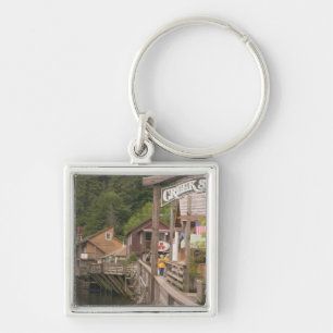 USA, Alaska, Ketchikan, Creek Street, downtown Key Ring