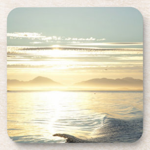 USA, Alaska, Southeast near Ketchikan, sunset. Coaster