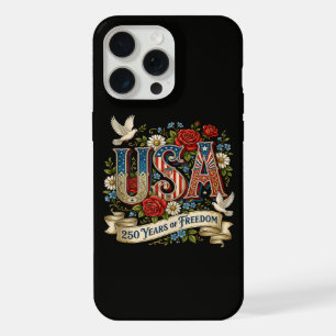 USA America 1776-2026 250 Years Freedom iPhone 15 Pro Max Case