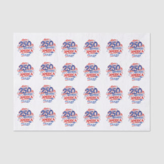 USA America 250th Anniversary Patriotic Tissue Paper