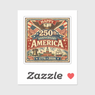 USA America 250th Anniversary Vintage Patriotic