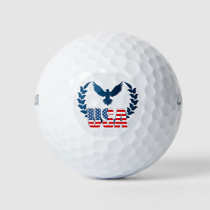 USA America Flag Design Golf Balls