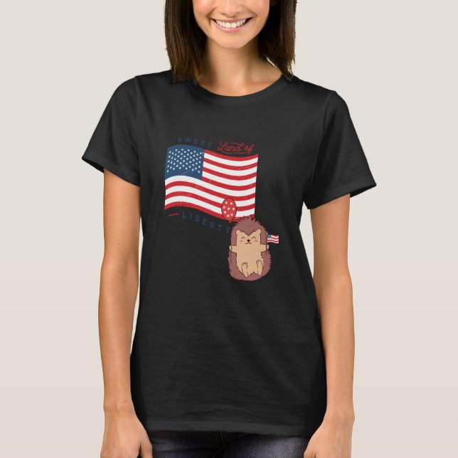 USA America Sweet land liberty animals  1 T-Shirt (Front)