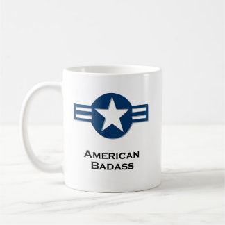 USA American Badass blue Coffee Mug