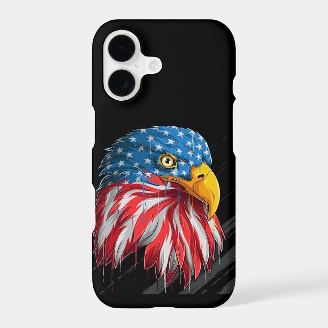 USA American Bald Eagle Logo iPhone Case (Back)