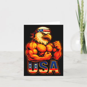 USA - American Bald Eagle Patriotic Pride Card
