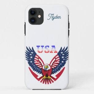USA American Eagle Customisable  iPhone 11 Case