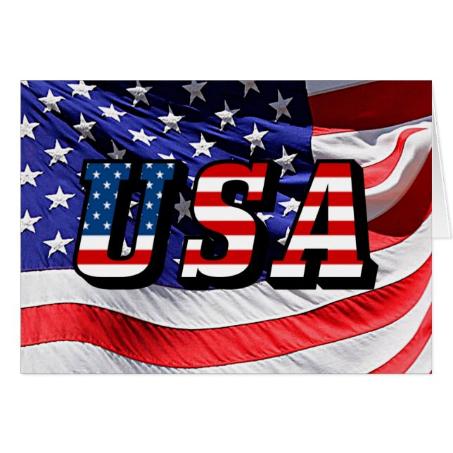 USA - American Flag (Front Horizontal)