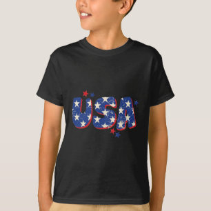 Usa American Flag 4th Of July Men Women Kid Boy Gi T-Shirt