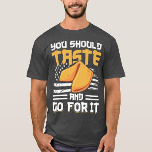 USA American Flag Baking Foodie Fortune Cookie Lov T-Shirt