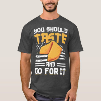 USA American Flag Baking Foodie Fortune Cookie Lov T-Shirt