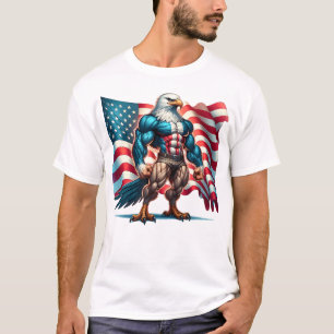 Usa American Flag Bald Eagle Freedom Patriotic 4Th T-Shirt