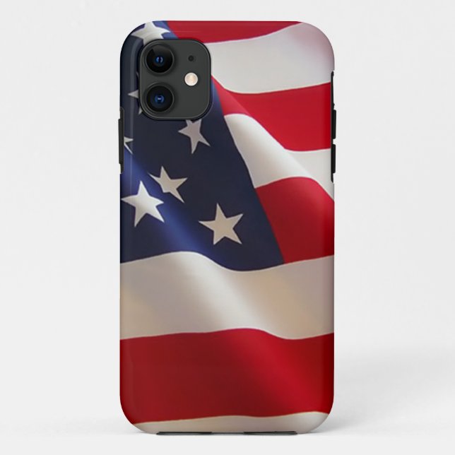 USA American Flag Case-Mate iPhone Case (Back)