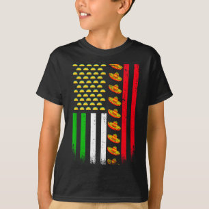 Usa american flag cinco de mayo flag with sombrero T-Shirt