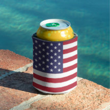 USA American Flag, Custom Personalised Beer