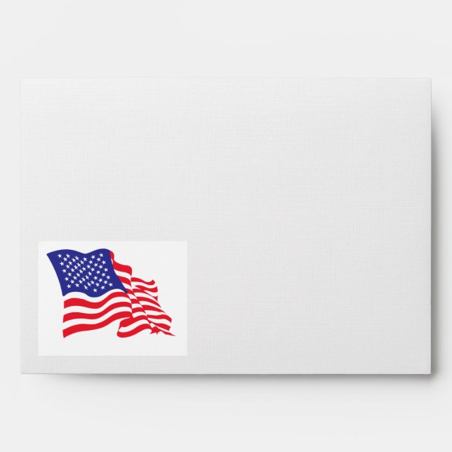 USA American Flag Envelopes (Front)