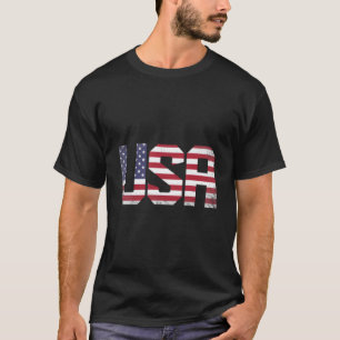Usa American Flag Fourth 4Th Of July T-Shirt