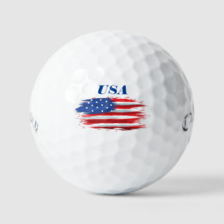 USA American Flag  Golf Balls