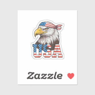 USA American Flag Men Women Kids Bald Eagle Patrio