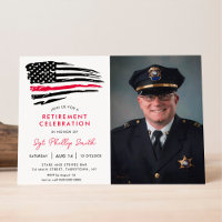 USA American Flag Military Police Retirement