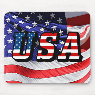 USA - American Flag Mouse Mat