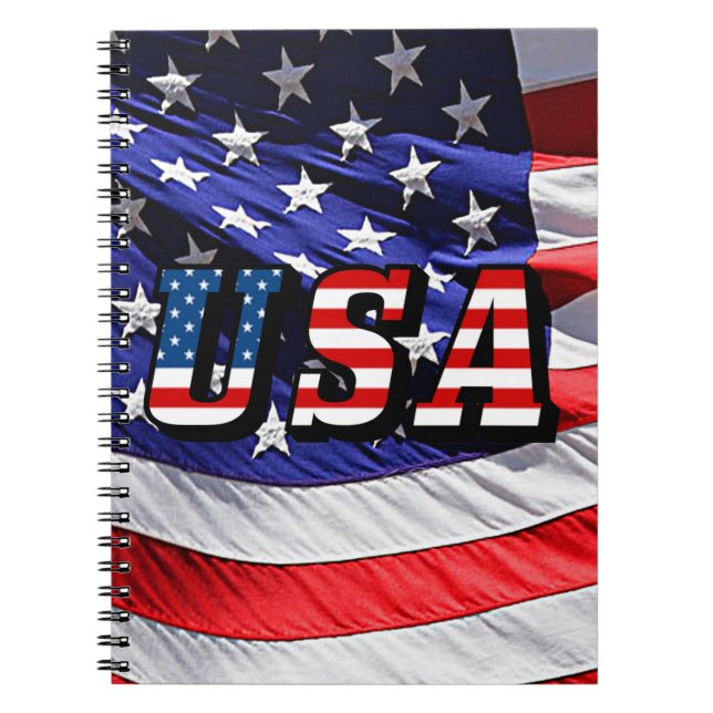 USA - American Flag Notebook (Front)