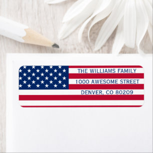 USA American Flag Patriotic Country Red White Blue